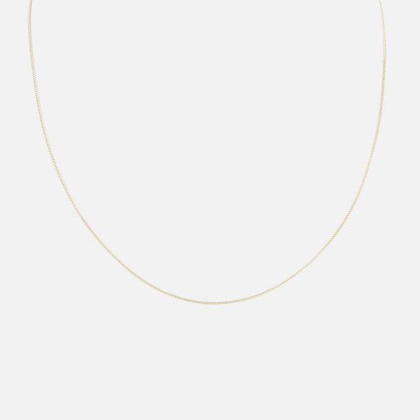 Load image into Gallery viewer, 10k Gold Plated Thin Chain 16 Inch