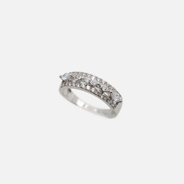 Charger l'image dans la galerie, Bague en argent sterling avec pierres
