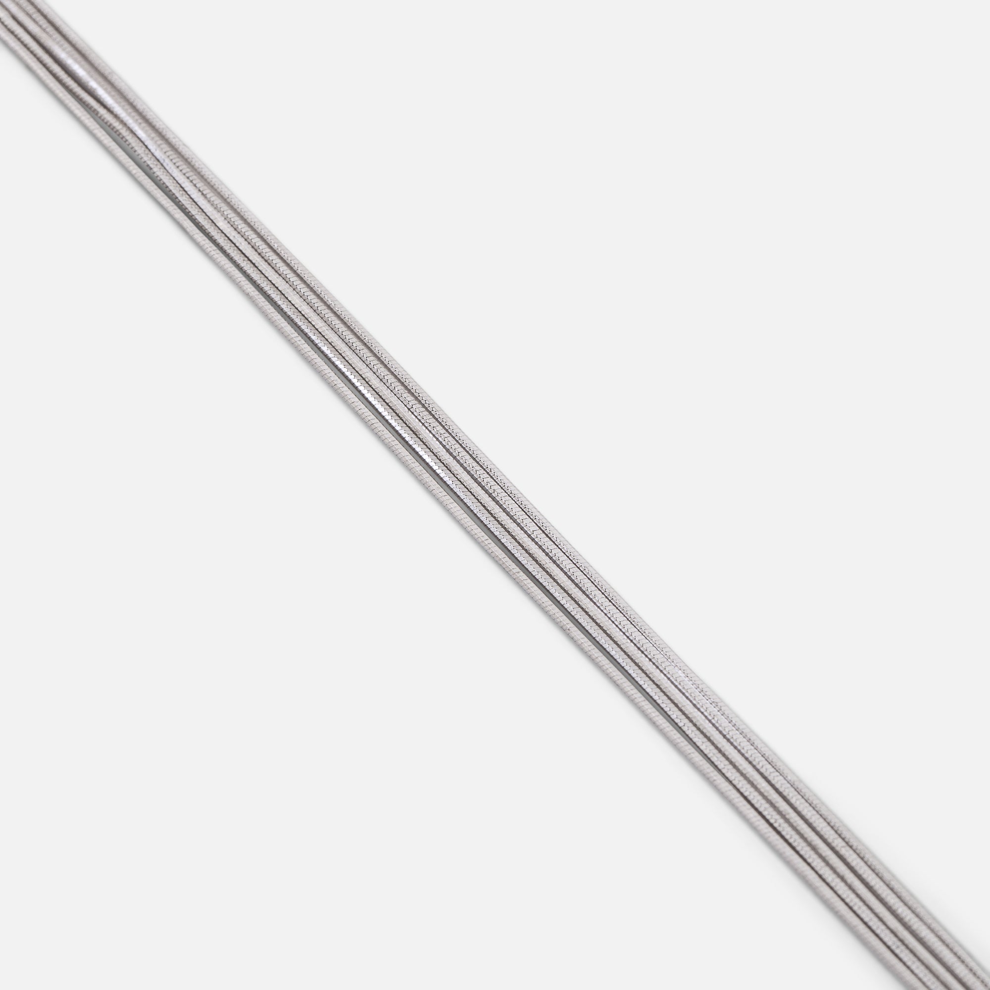 Sterling silver multi-strand bracelet