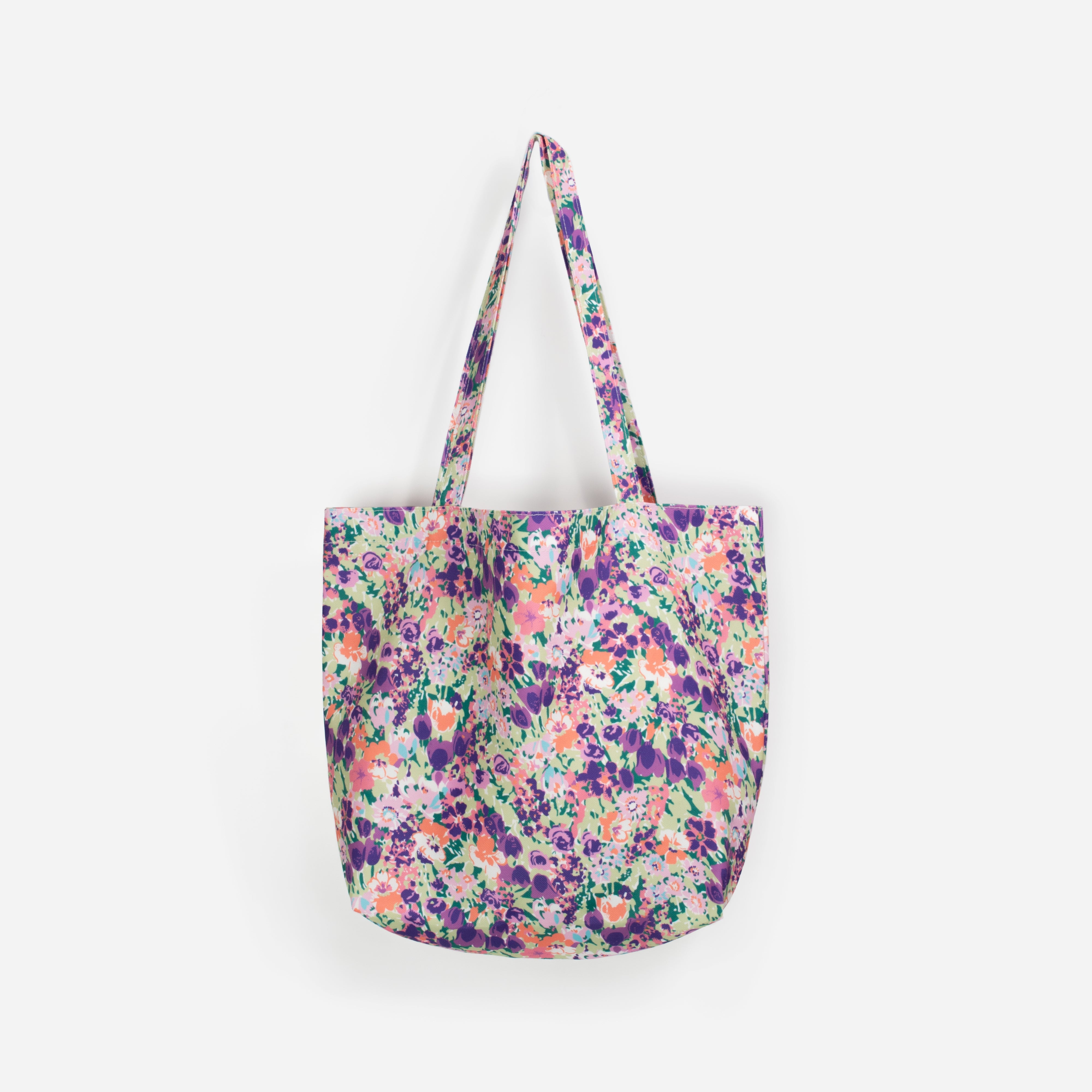 Floral print tote on sale bag