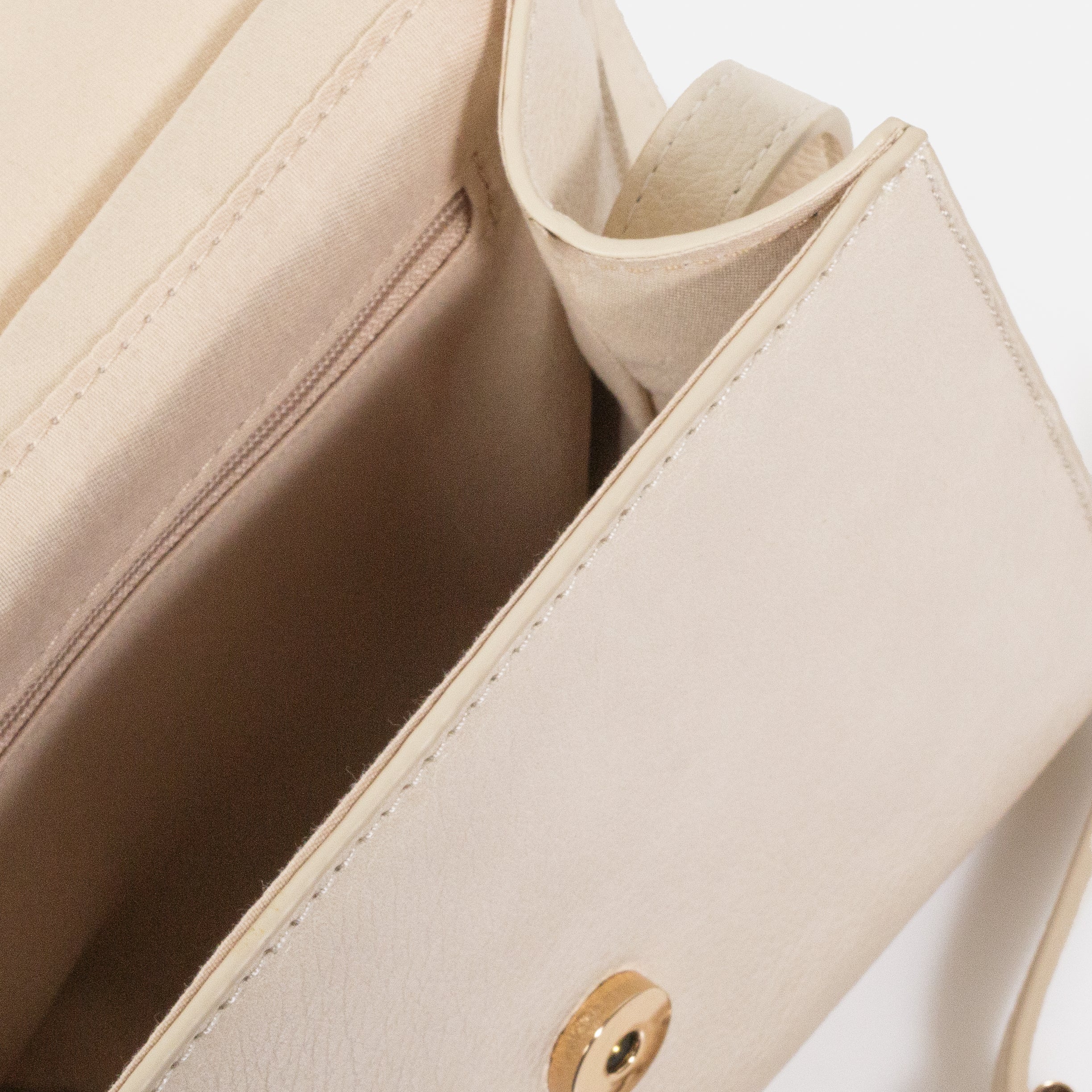 Ivory elephant skin texture PU shoulder bag