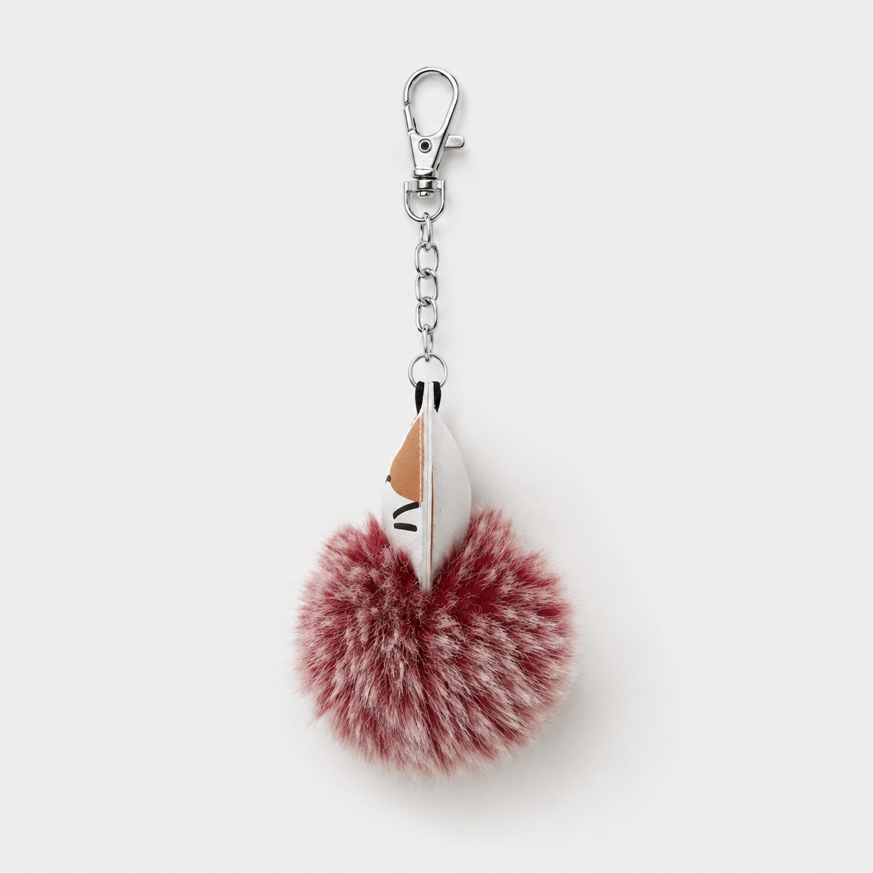 Porte-clés Chat Pompom