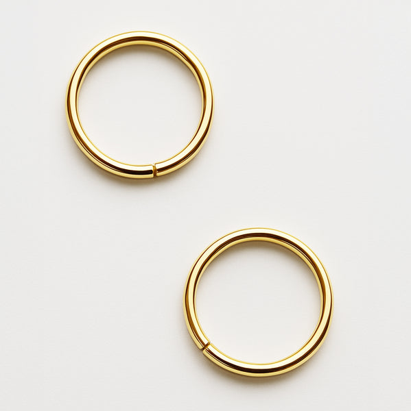 Charger l'image dans la galerie, Boucles d’oreilles dormeuses 12 mm en or 10 carats