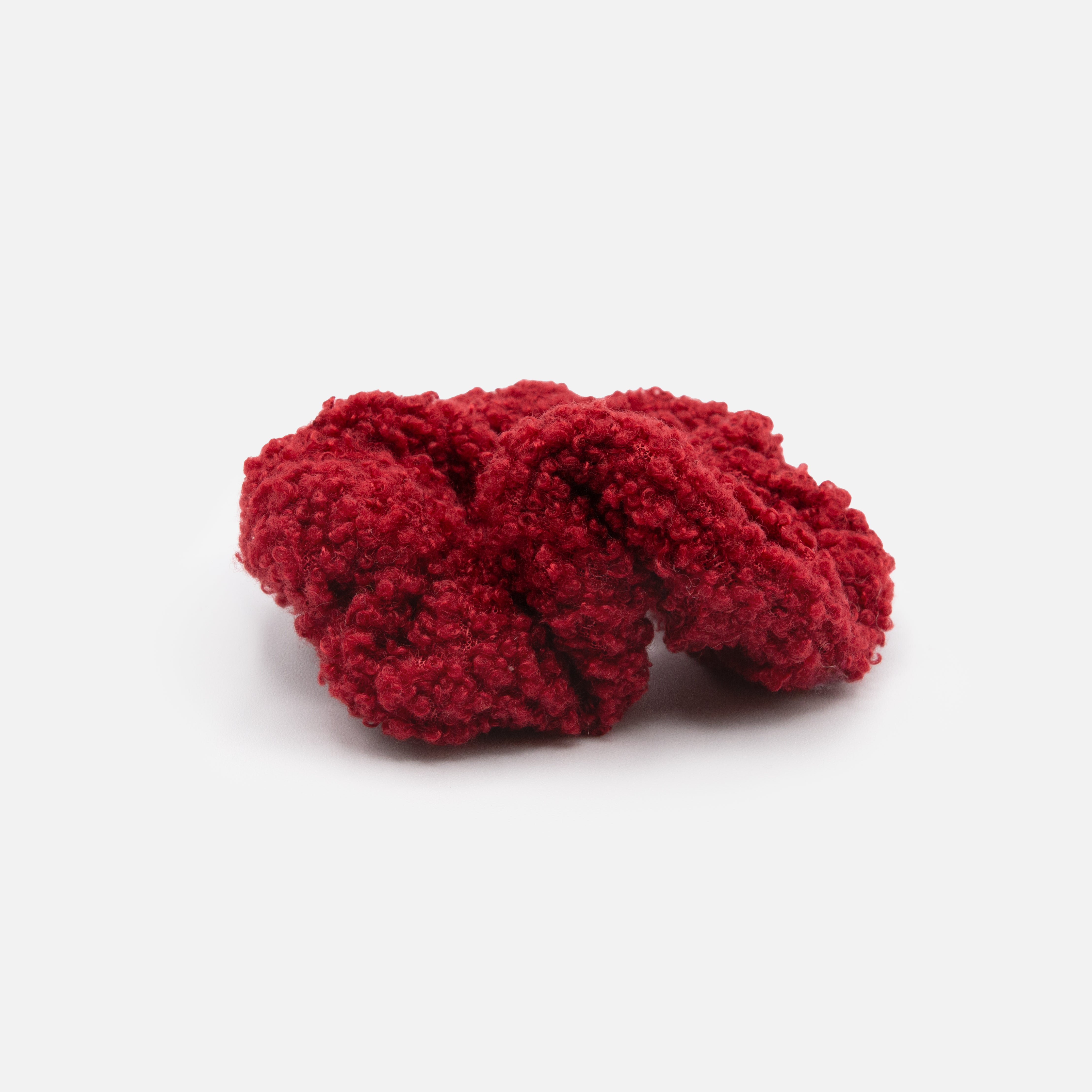 Red Sherpa Scrunchie
