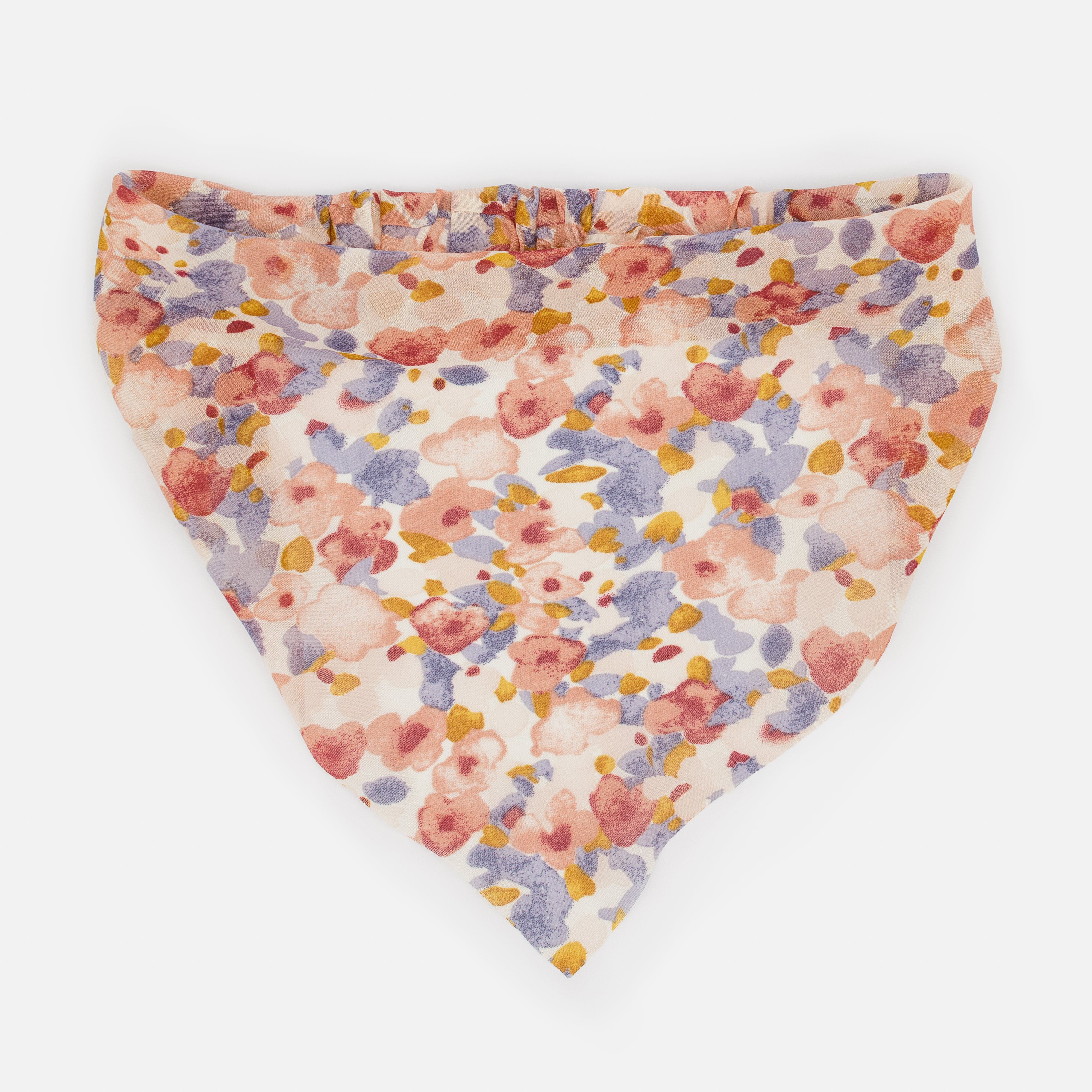 Lightweight headband with elastic band tones of pink and mauve