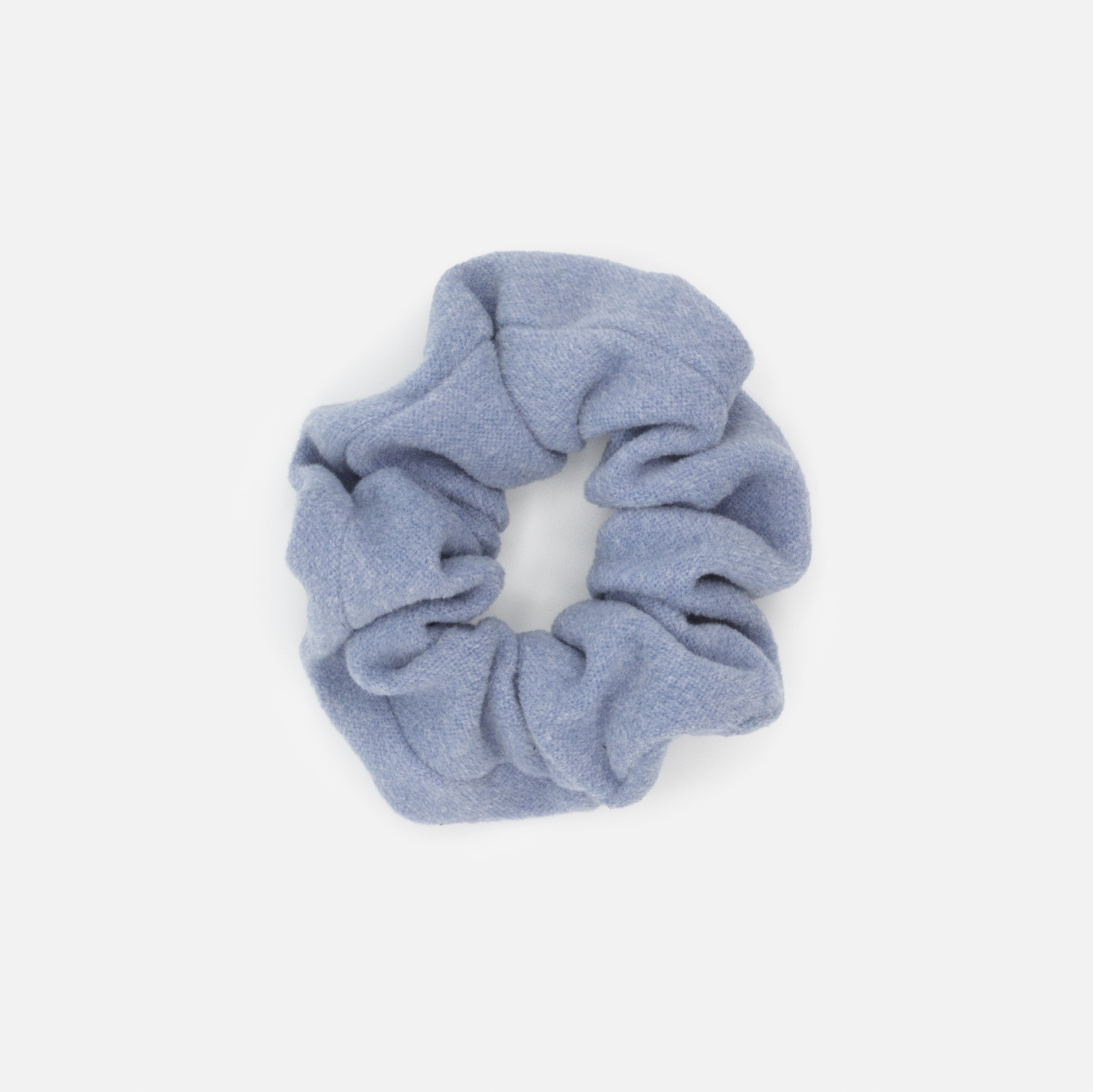 Chouchou douillet bleu denim