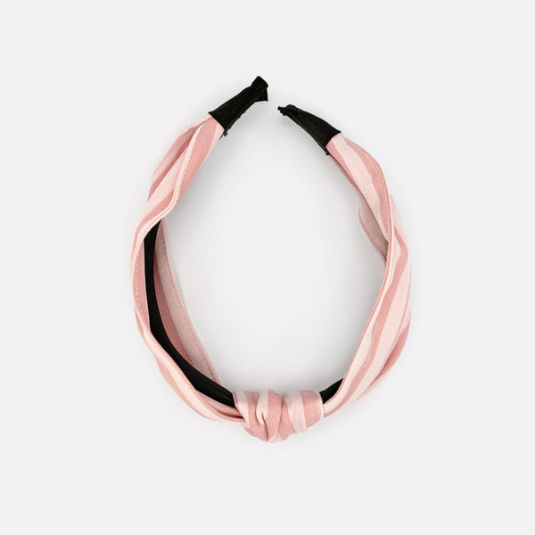 Charger l'image dans la galerie, Bandeau à rayures roses