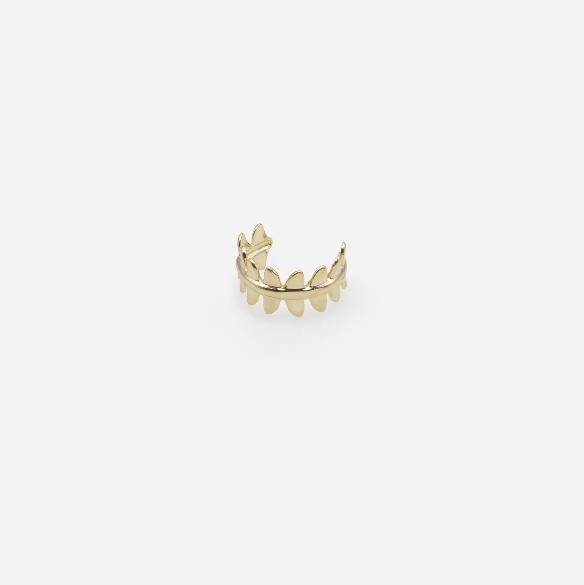 Set of four gold ear cuffs