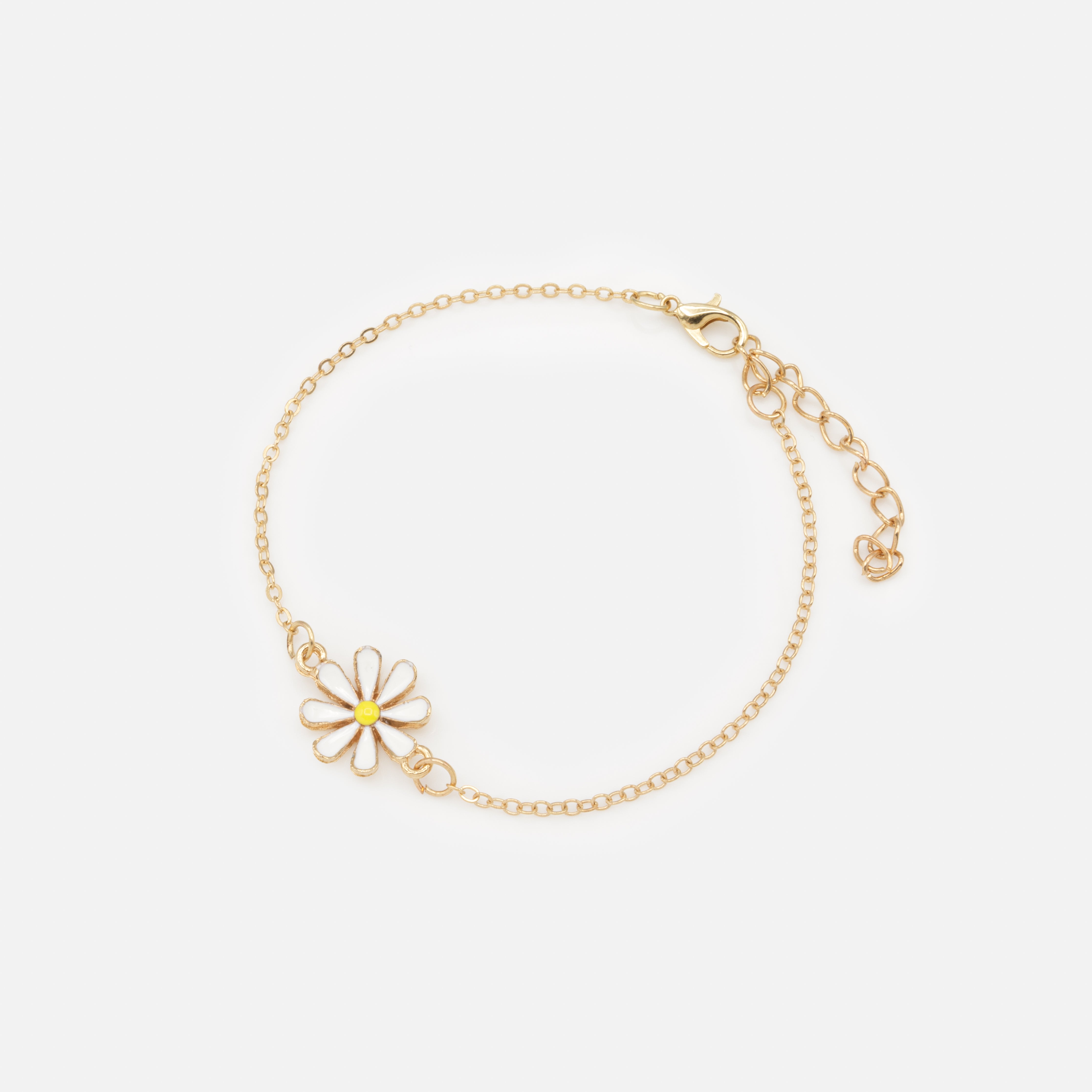 Golden daisy bracelet