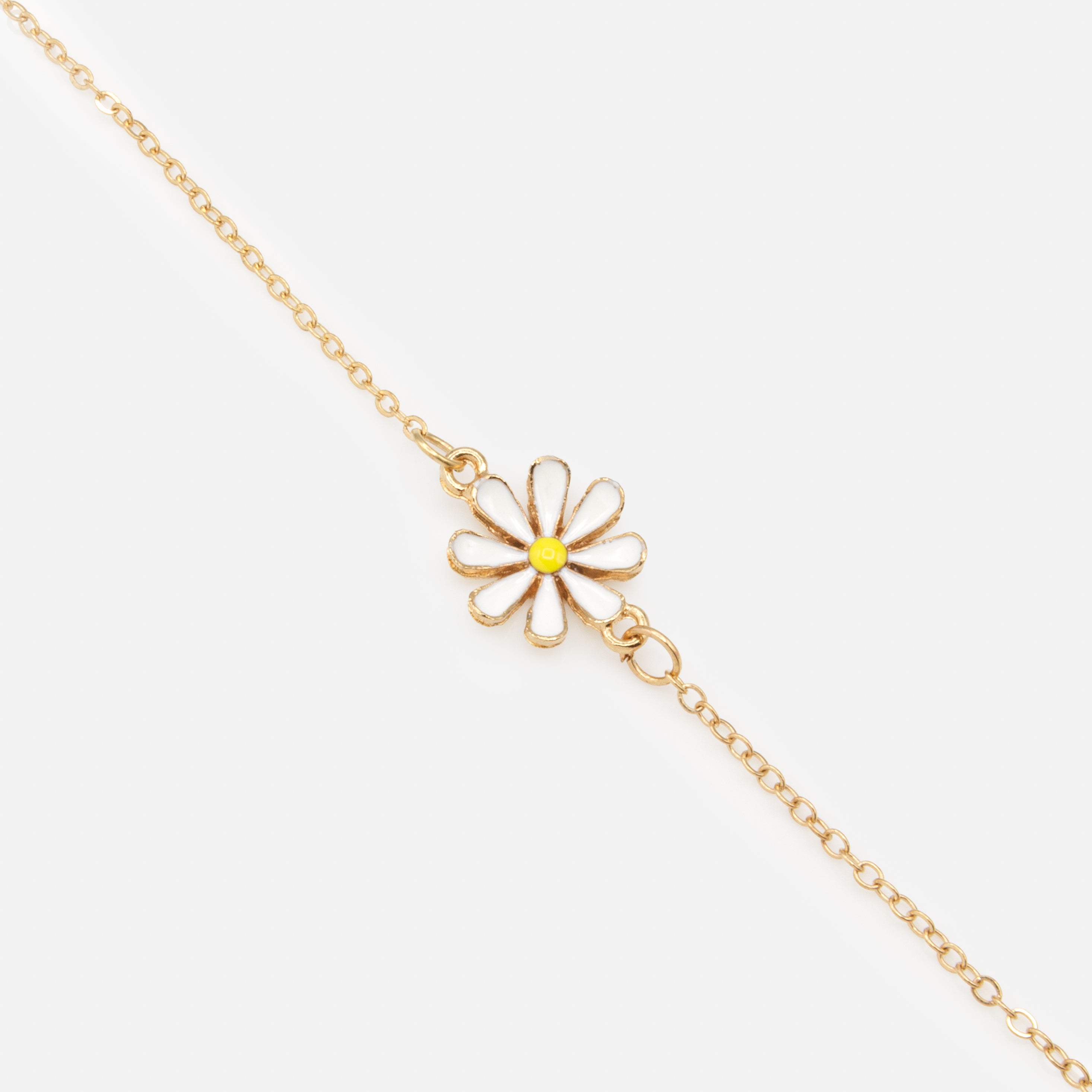 Golden daisy bracelet