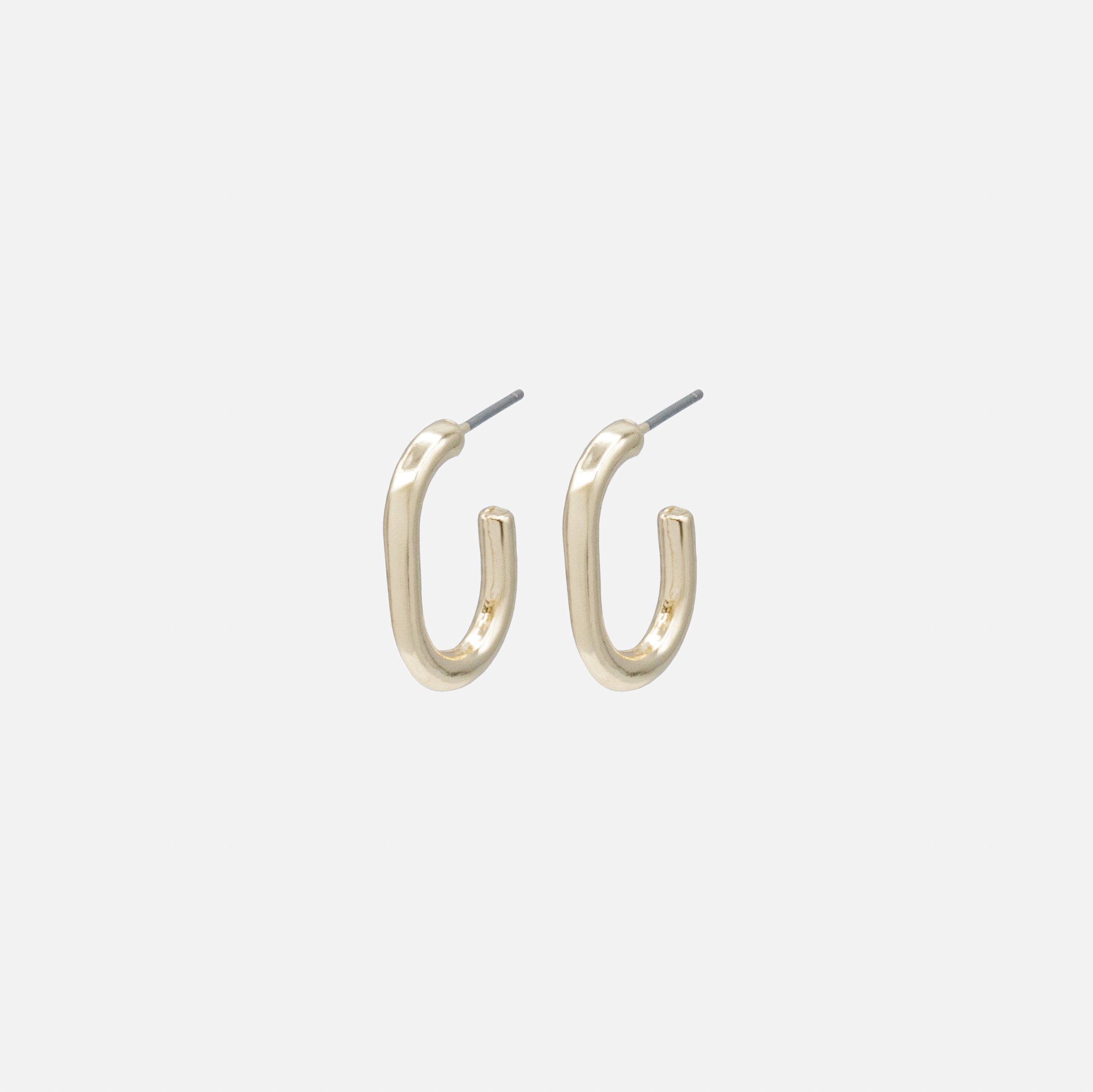 Boucles d'oreilles petits anneaux dorés