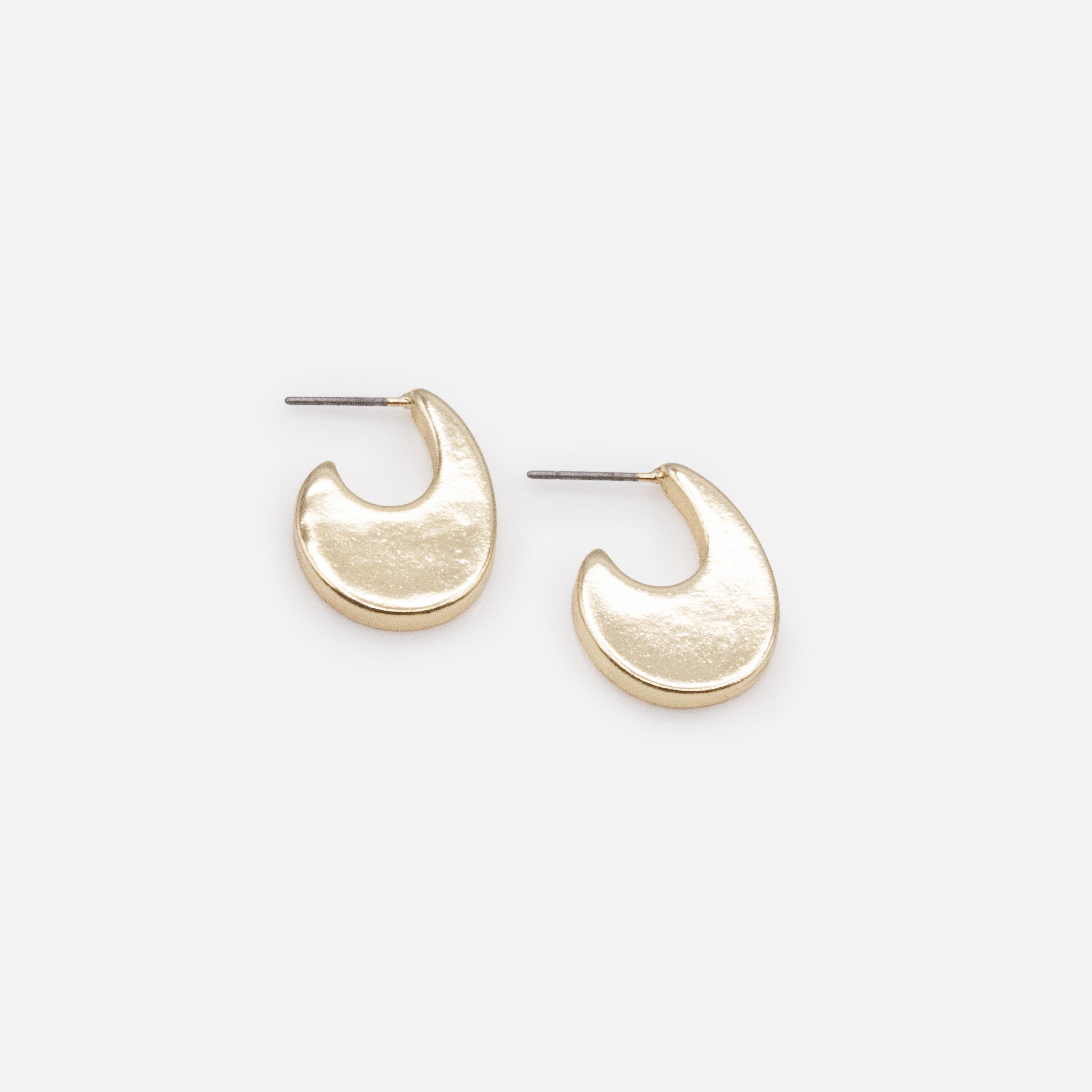 Boucles d'oreilles crochets dorés