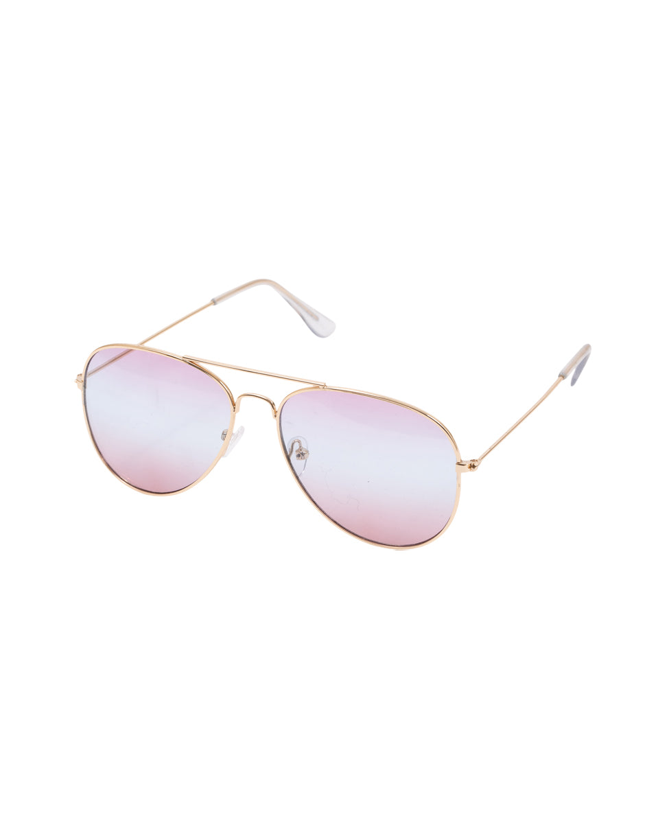 3-tone aviator sunglasses