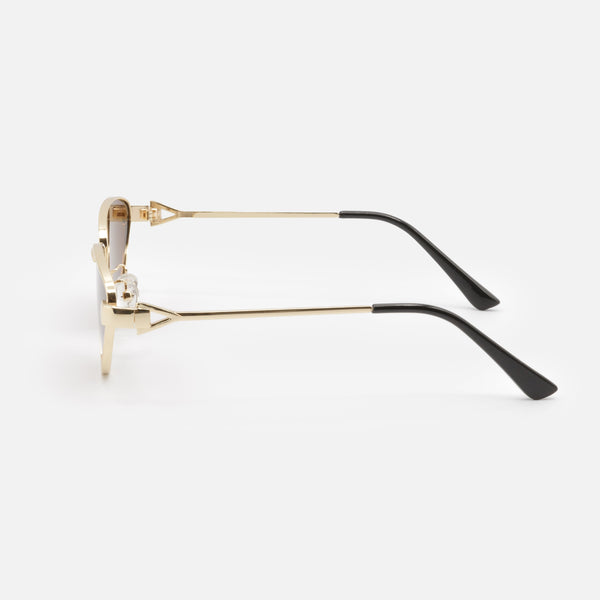 Charger l'image dans la galerie, Lunettes de soleil dorées avec verres bruns