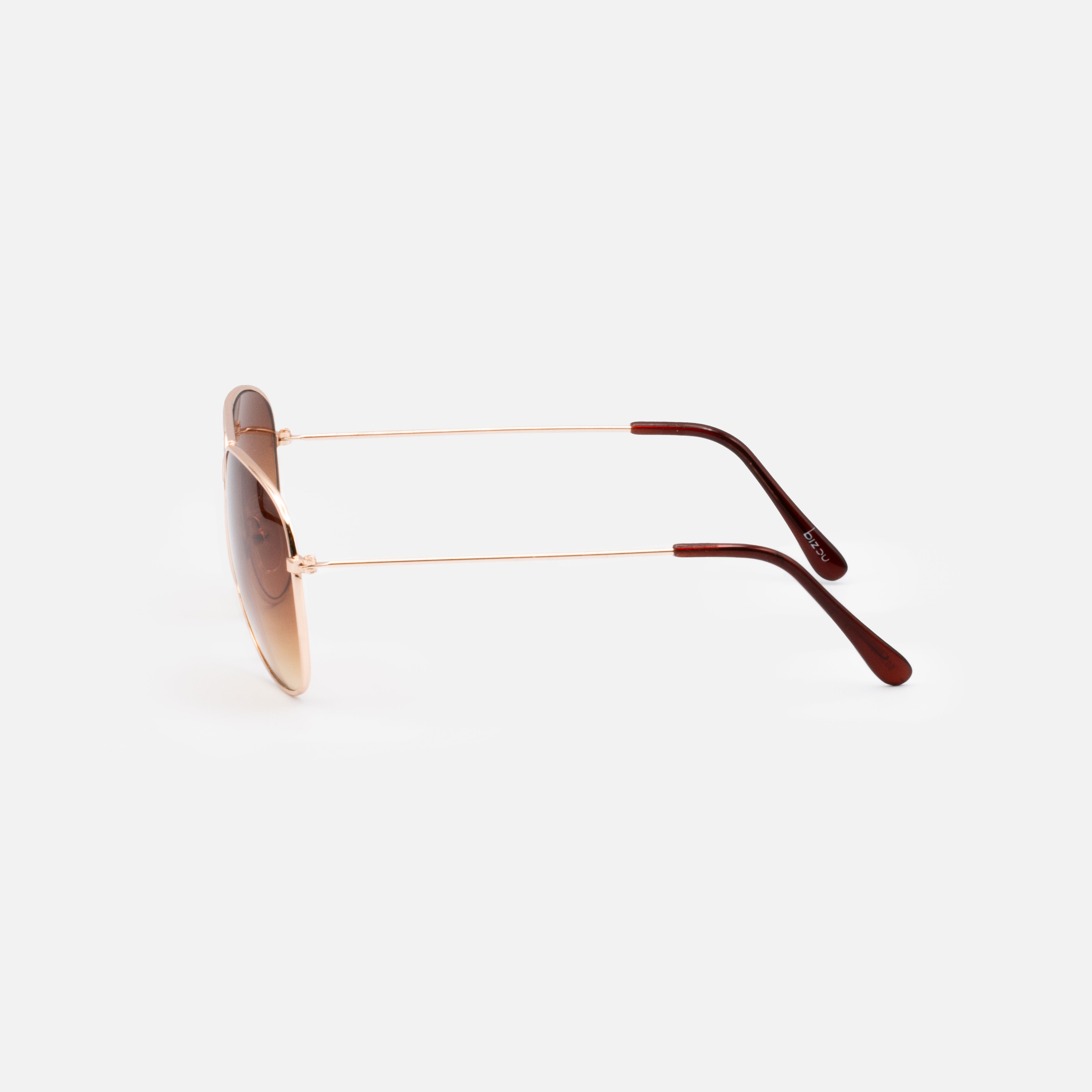 Lunettes de soleil aviateur dorées