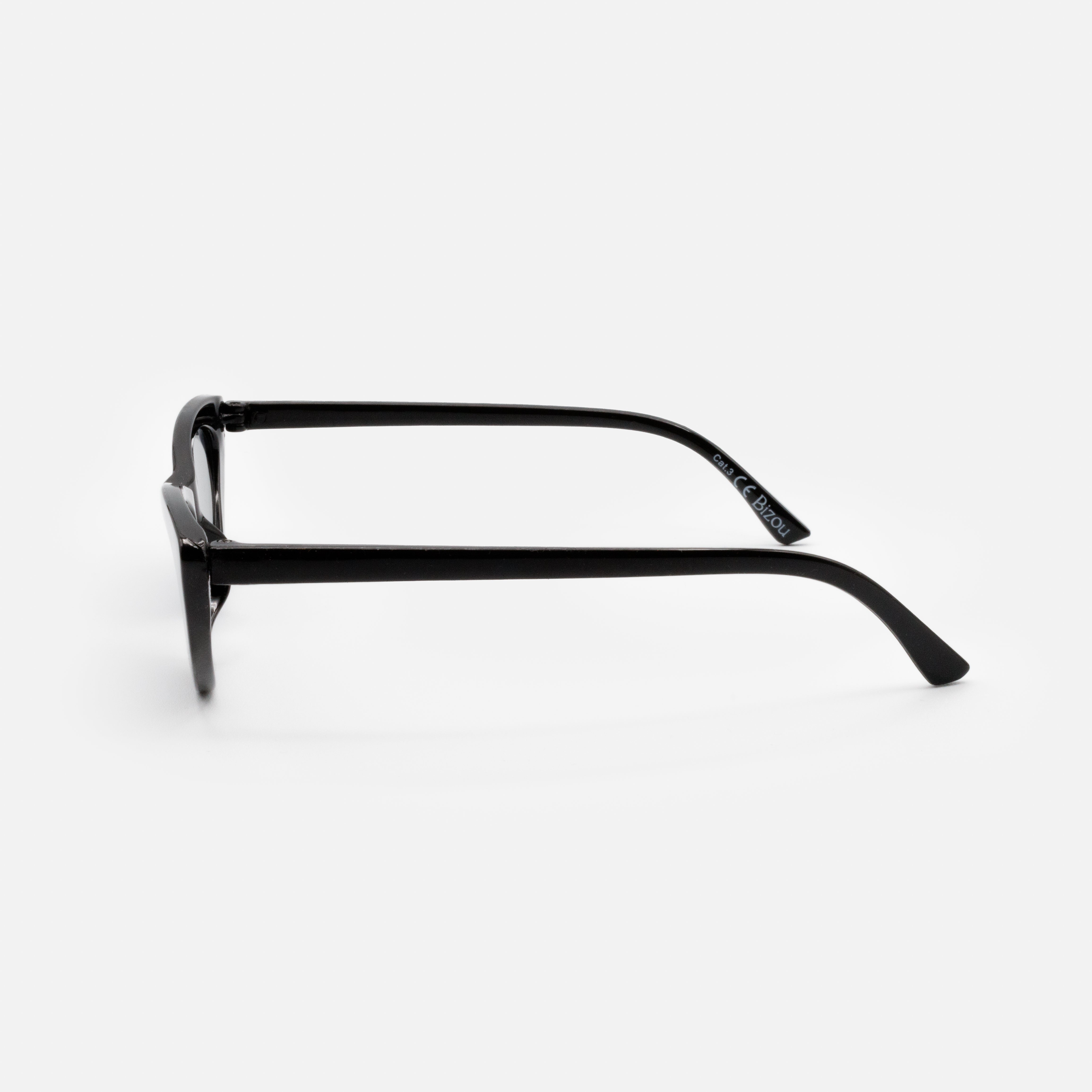 Mini lunettes de soleil vintage noires avec verres noirs
