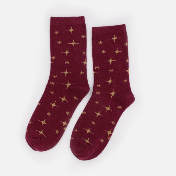 Charger l'image dans la galerie, Bas bourgogne avec étoiles dorées scintillantes