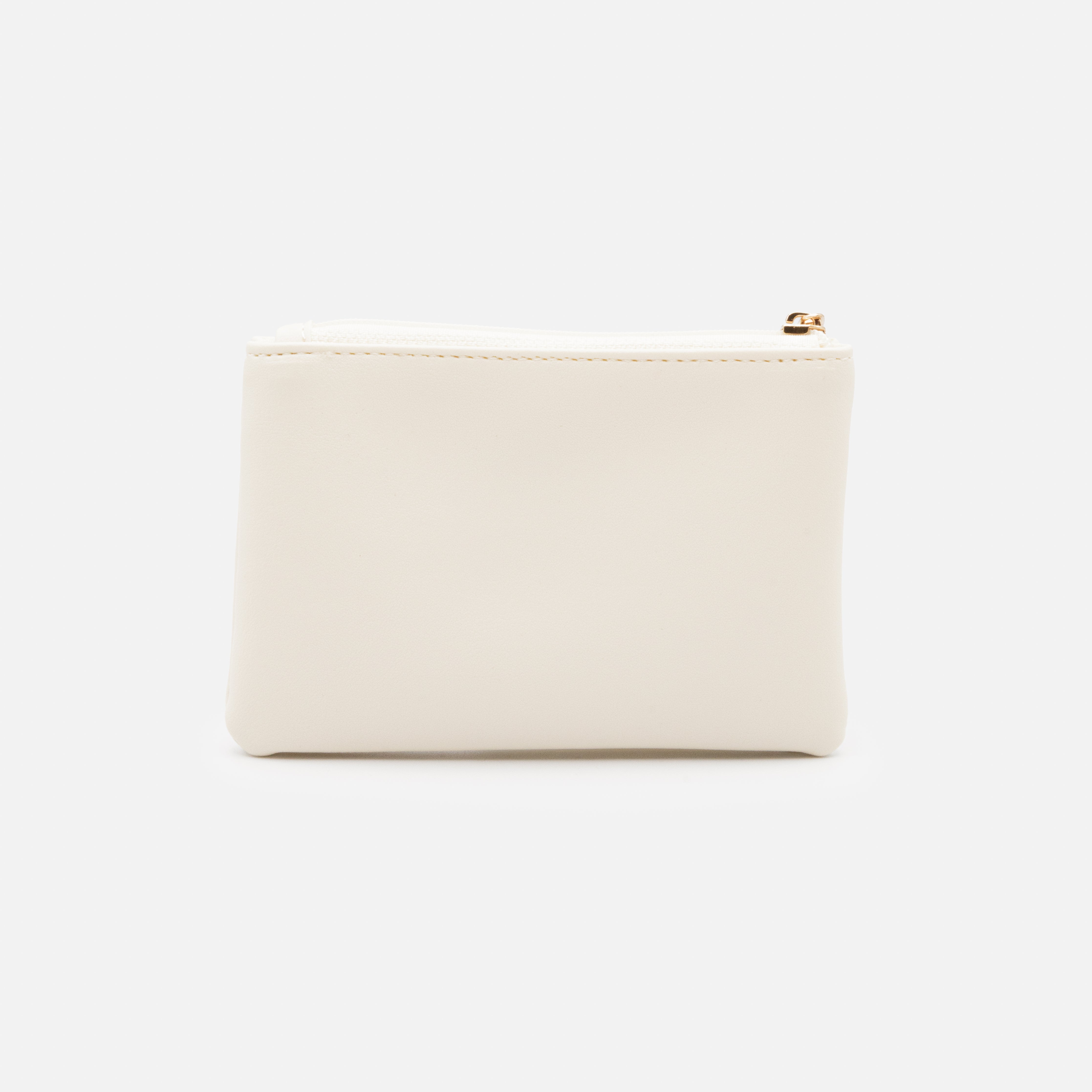 Small ivory double pocket coin purse