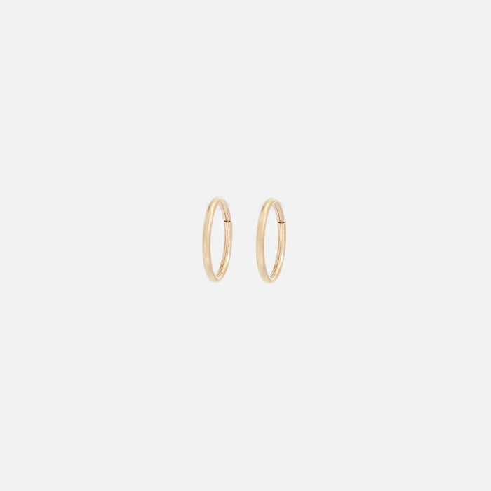 Boucles d'oreilles essentielles or 10 carats
