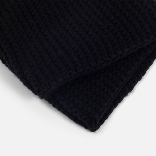 Charger l'image dans la galerie, Foulard tube noir en tricot