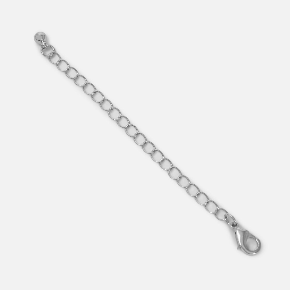 Silver necklace extender 3.5 Inches