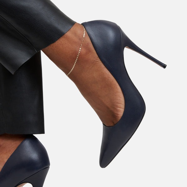 Charger l'image dans la galerie, Chaîne de cheville mailles étoilées 3 tons 9,5 pouces en or 10 carats