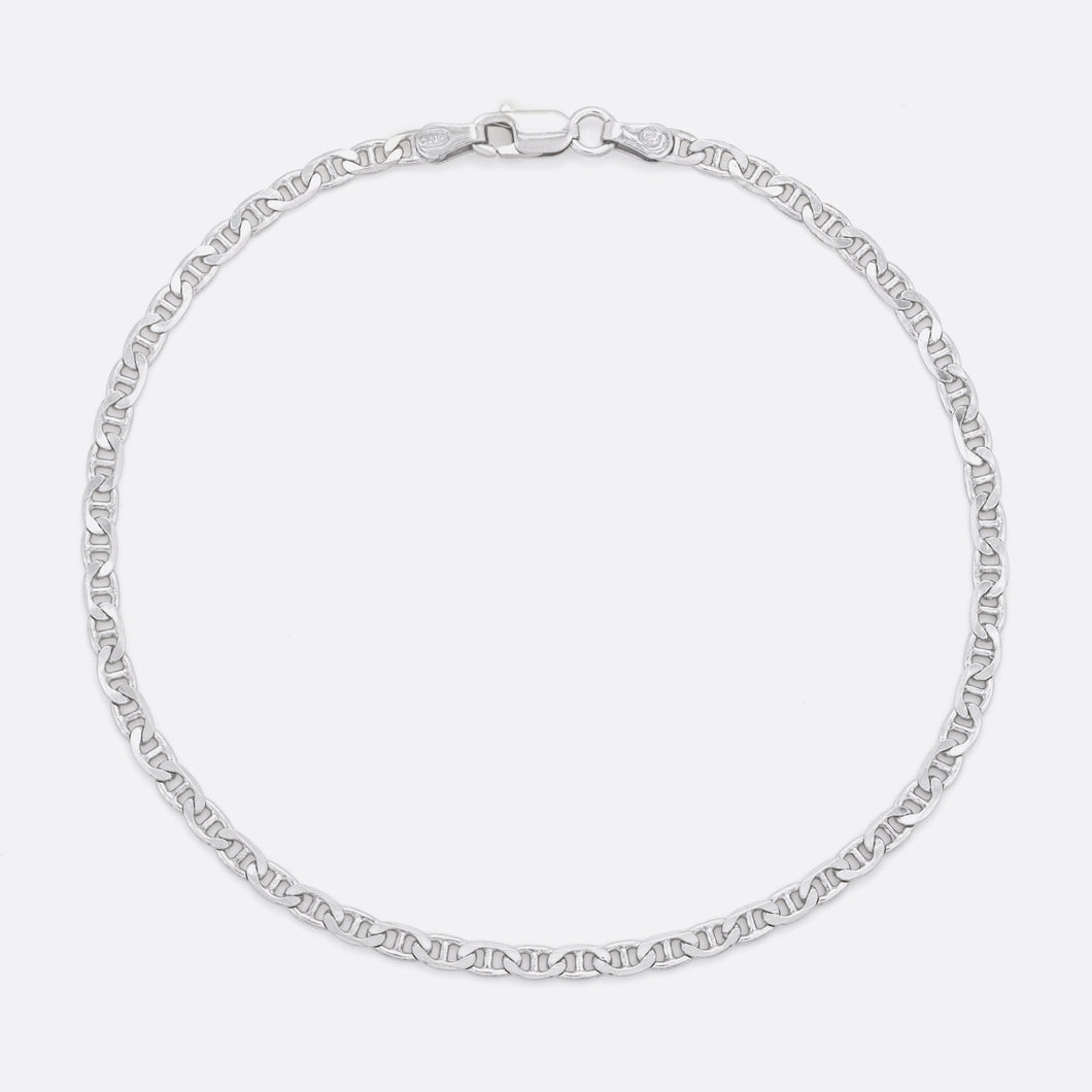 9.5 inch sterling silver anklet chain