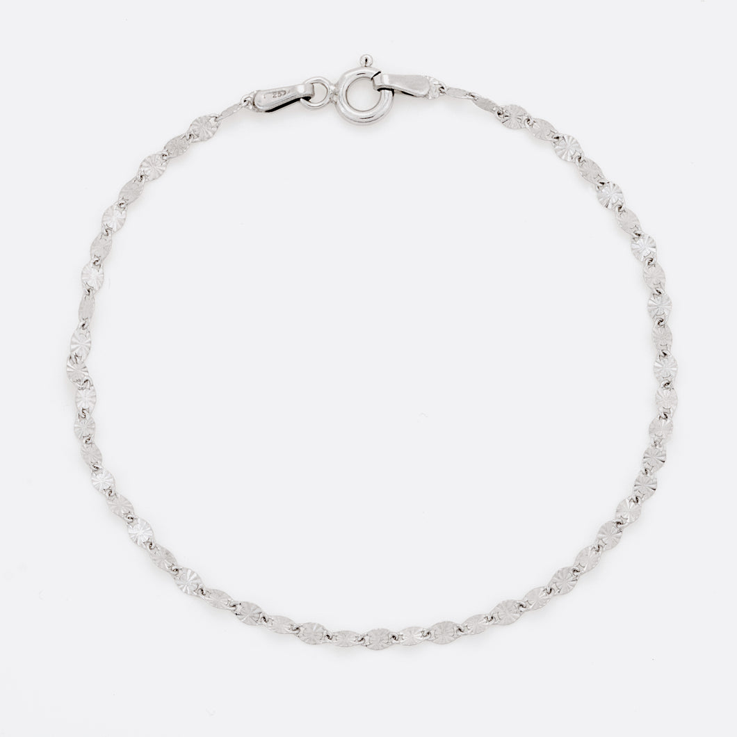 7.5'' sterling silver bracelet