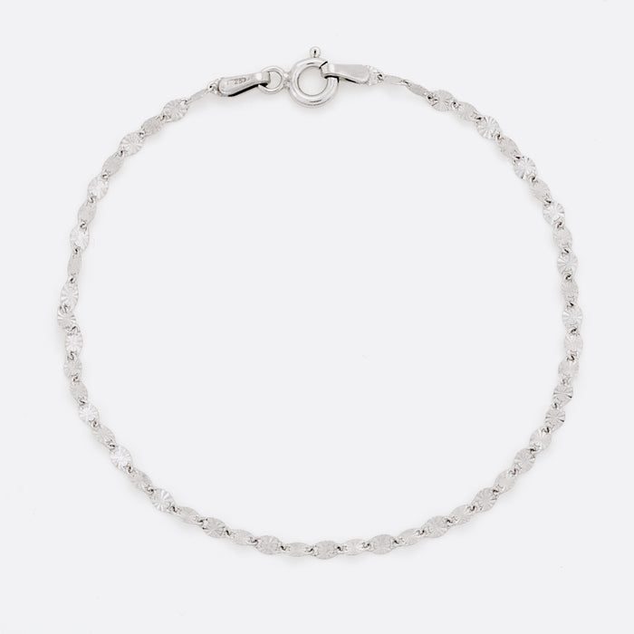 Bracelet 7.5 pouces en argent sterling