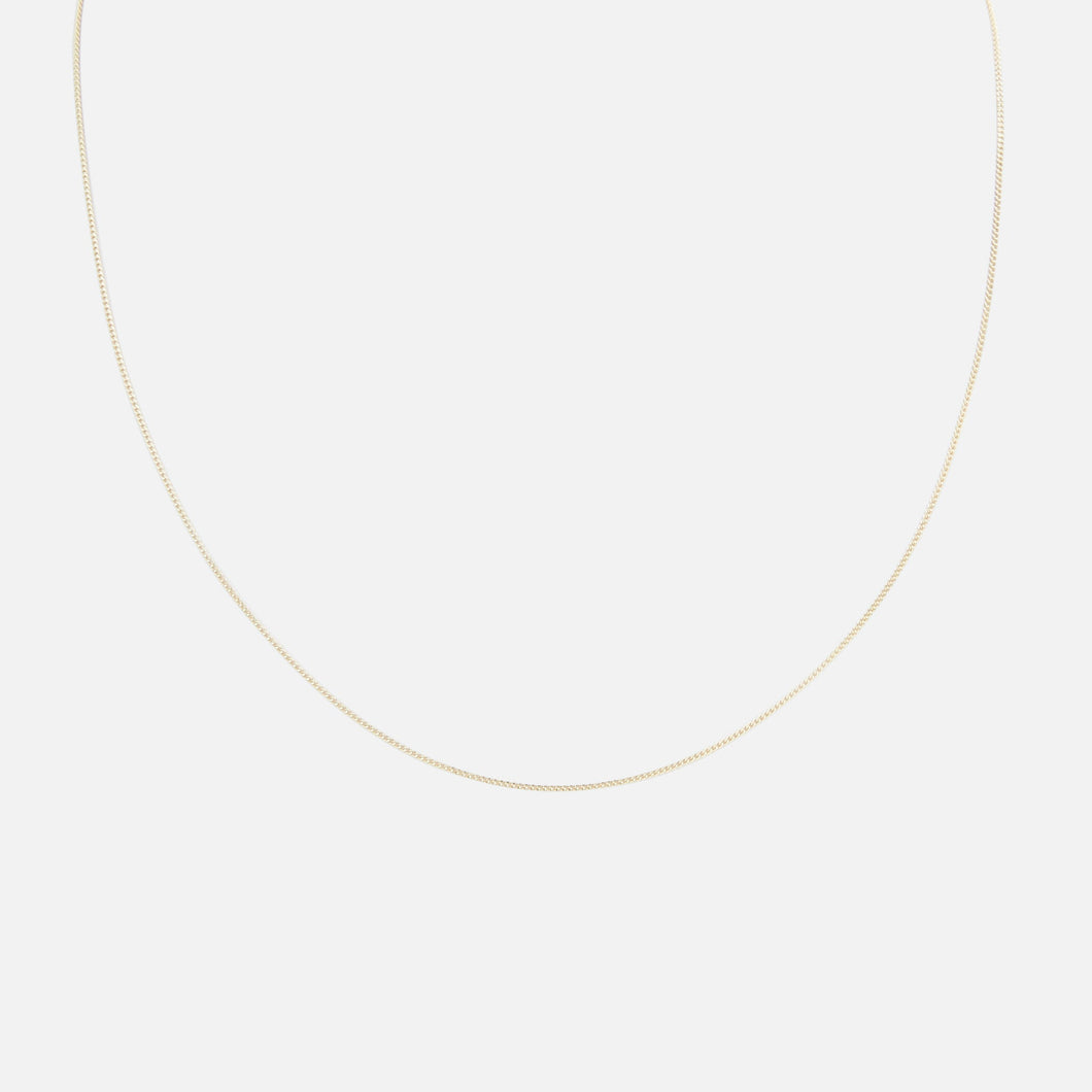 10k Gold Plated Thin Chain 16 Inch