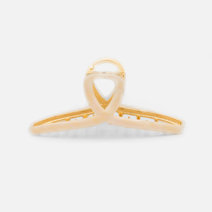 Ivory hair clip 