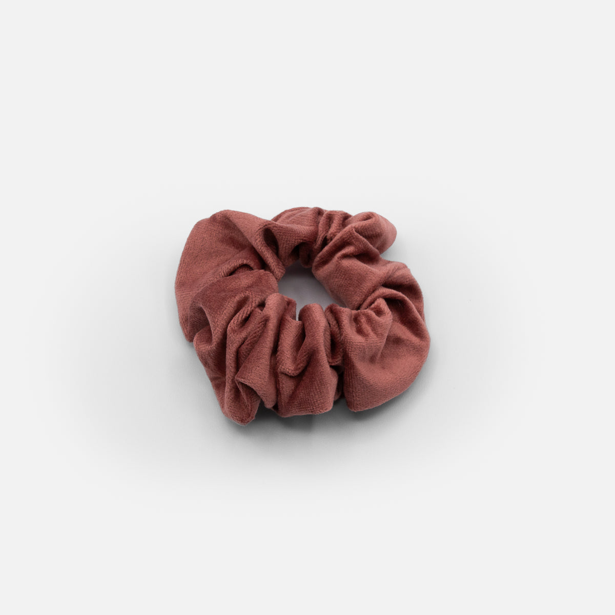 Brown scrunchie