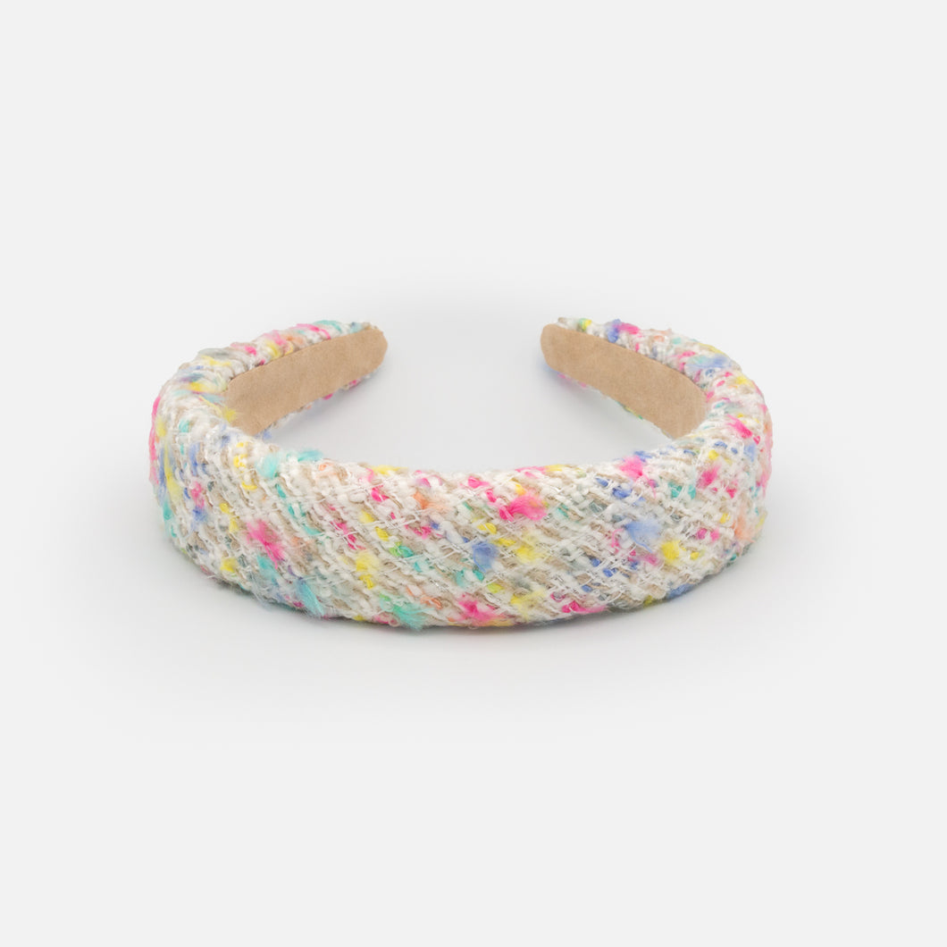 Multicolored knit headband