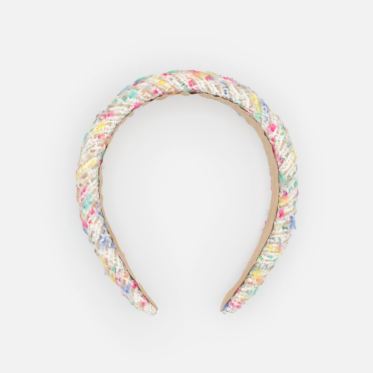 Multicolored knit headband