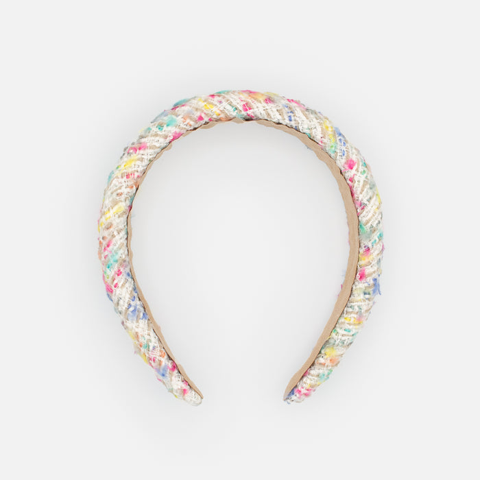 Bandeau en tricot multicolores