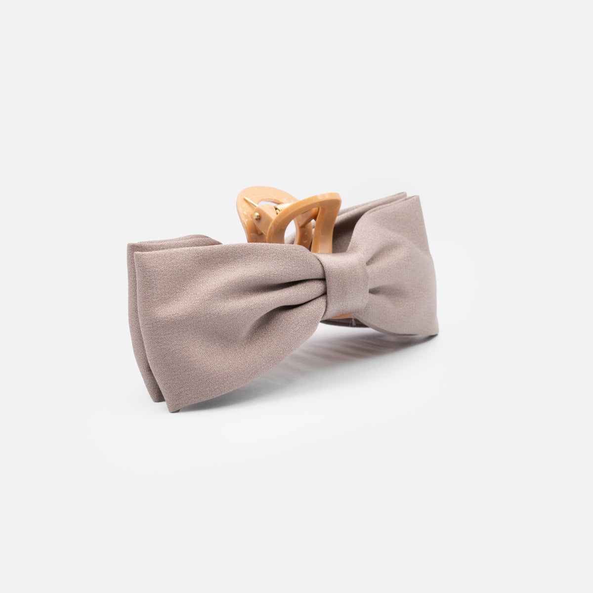 Grey hair clip with bows