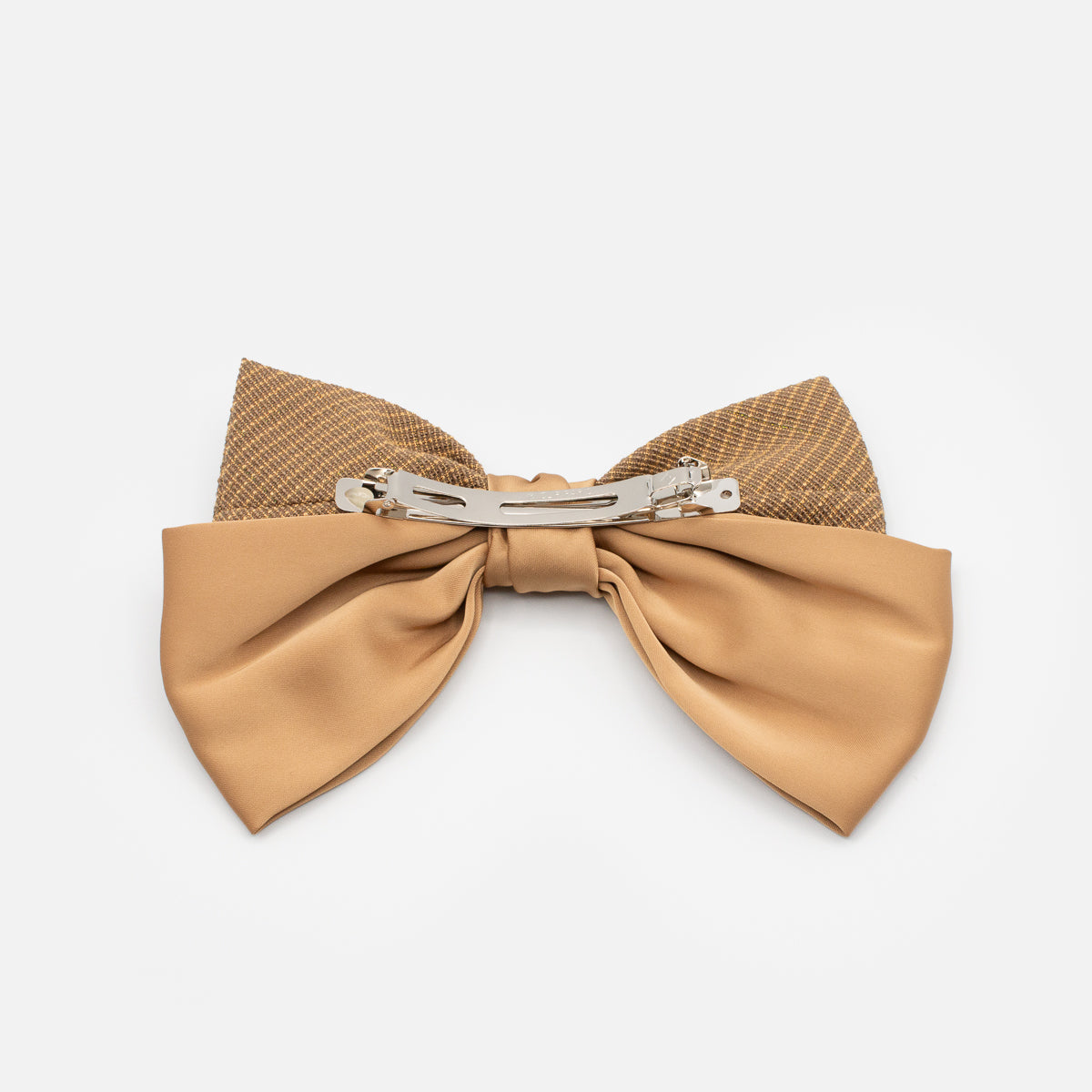 Barrette caramel double boucle