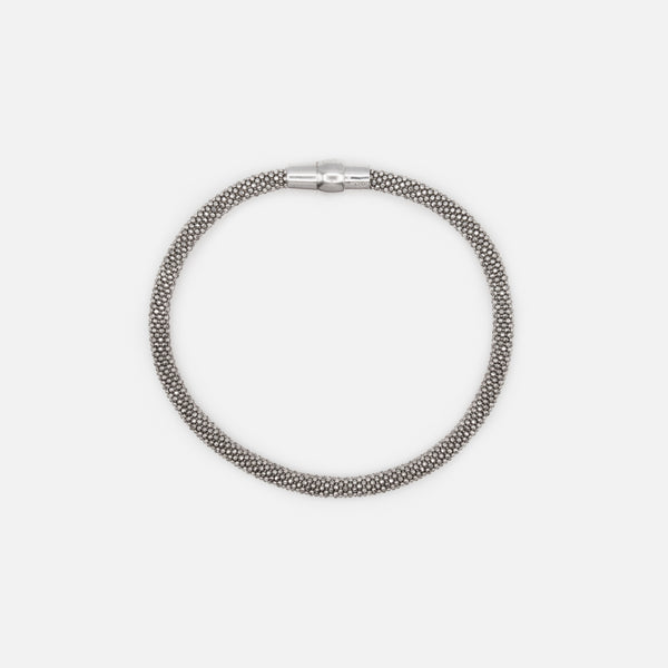 Load image into Gallery viewer, Sterling silver bracelet with rope mesh
