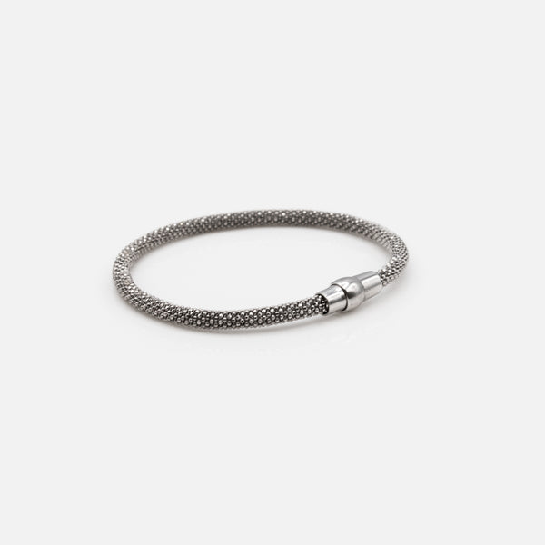 Load image into Gallery viewer, Sterling silver bracelet with rope mesh
