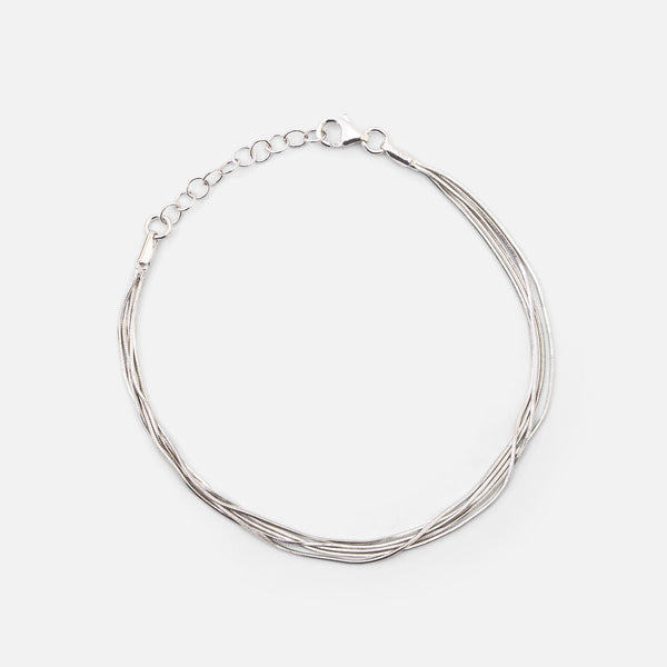 Charger l&#39;image dans la galerie, Bracelet multi-rangs en argent sterling
