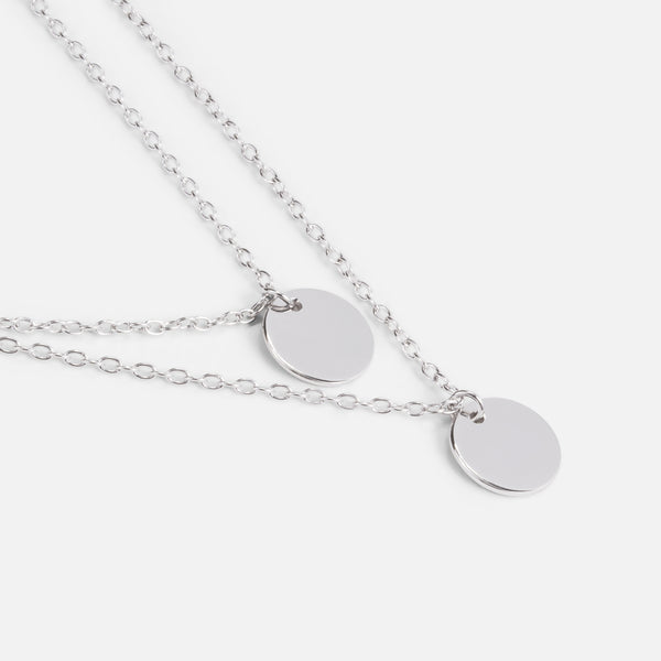 Load image into Gallery viewer, Sterling silver double necklace
