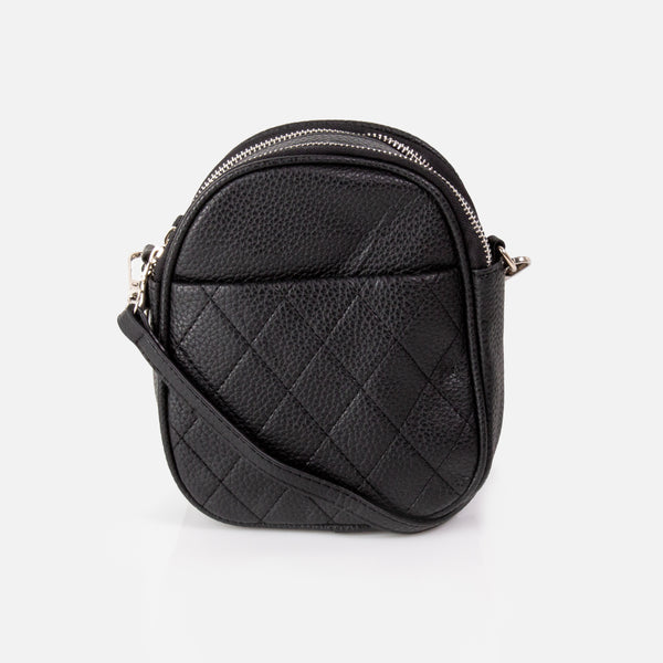 Black dome 2024 crossbody bag