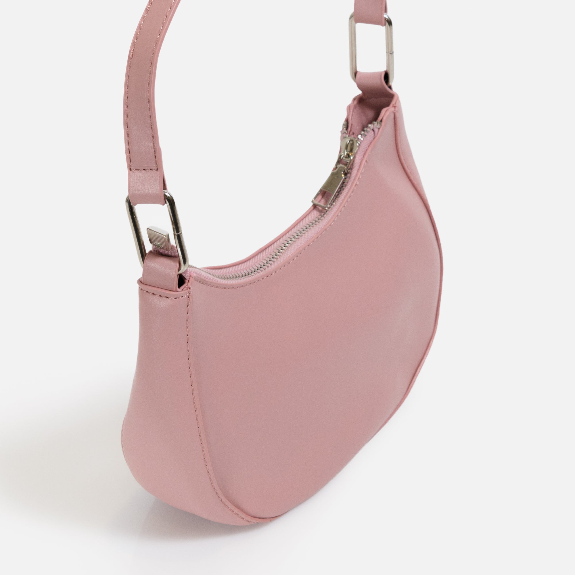 Old pink shoulder handbag