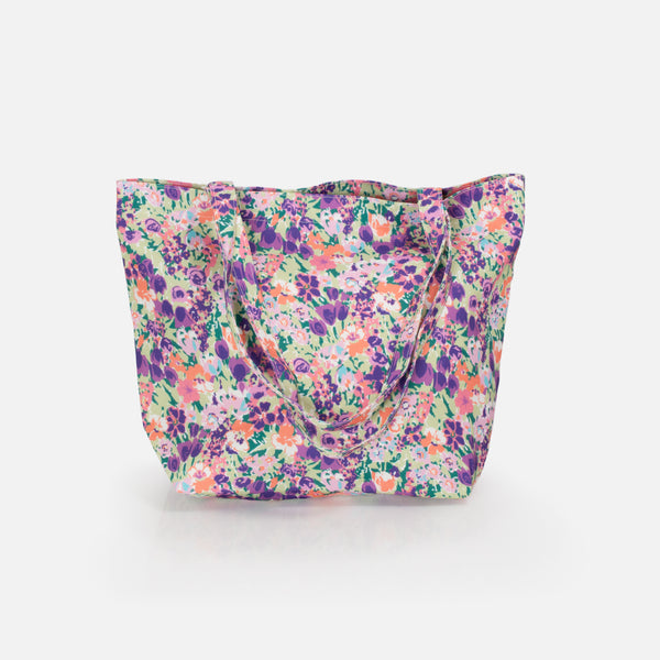 Load image into Gallery viewer, Floral tote bag
