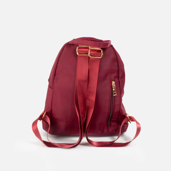Load image into Gallery viewer, Wine red backpack

