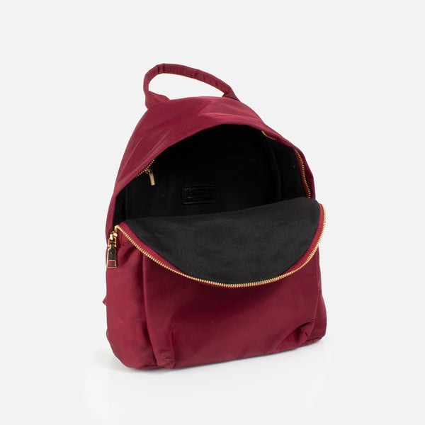 Load image into Gallery viewer, Wine red backpack
