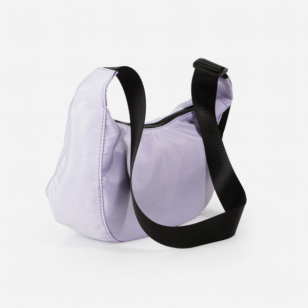 Load image into Gallery viewer, Lilac crescent moon canvas handbag
