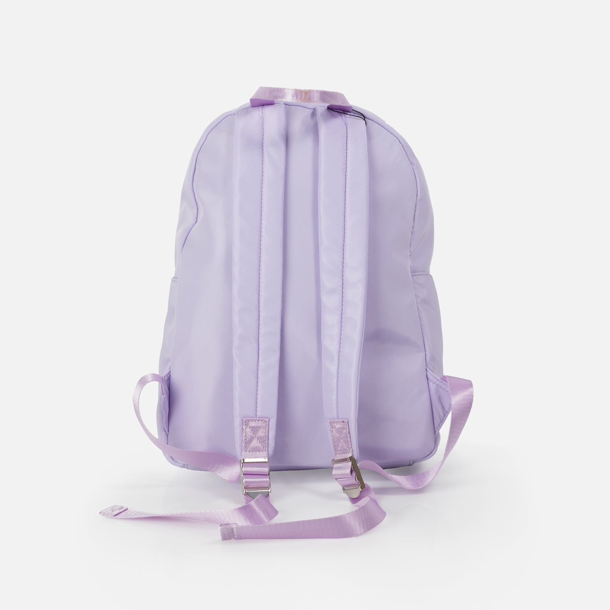 Lilac canvas backpack