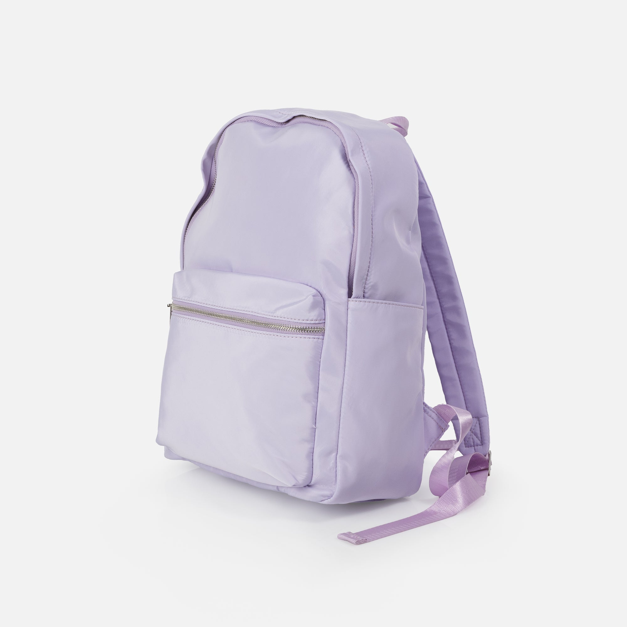 Lilac canvas backpack