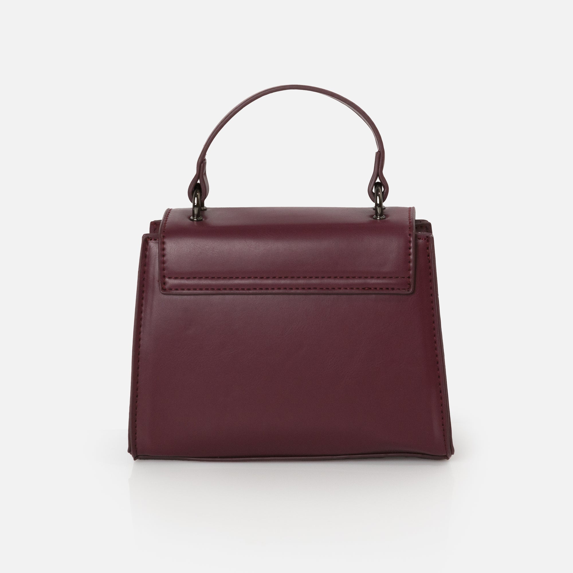 Small plum handbag